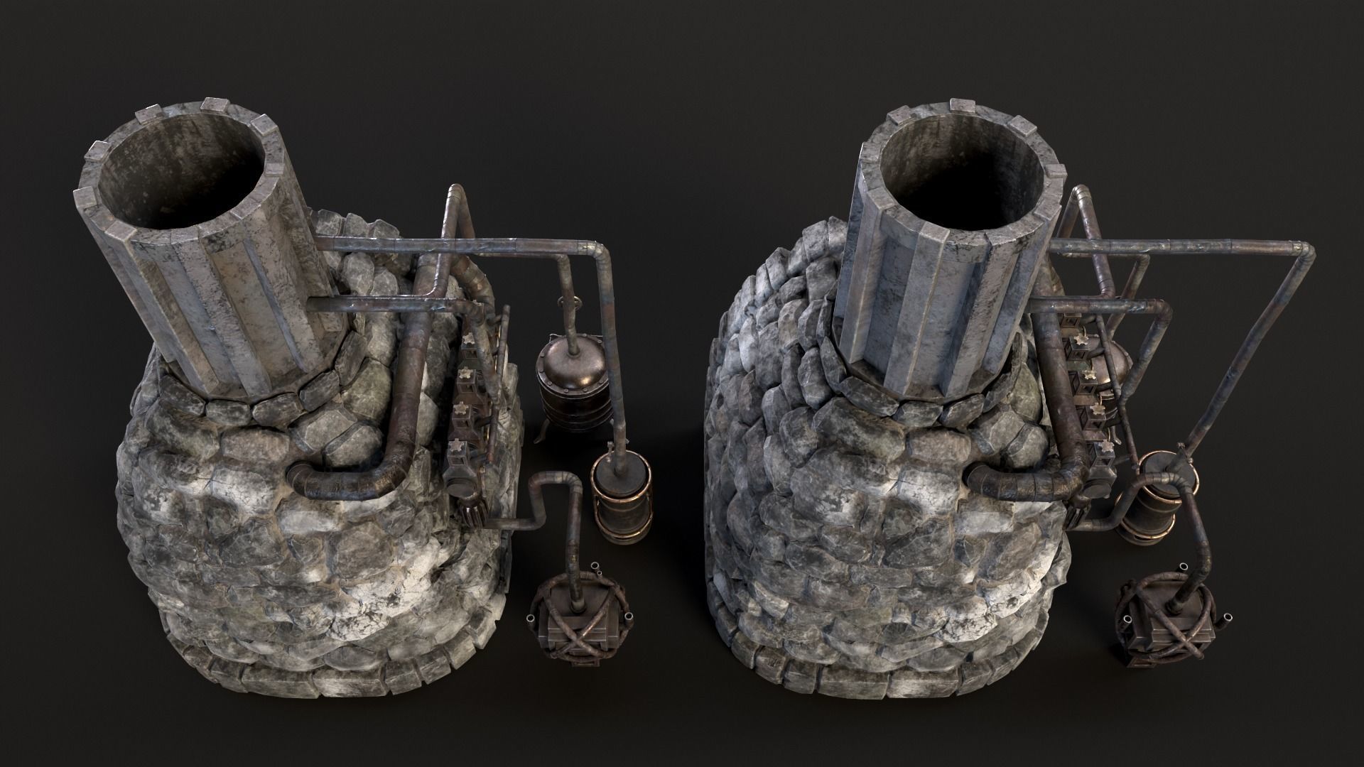 Medieval Alchemy Forge Low-poly 3D model_20