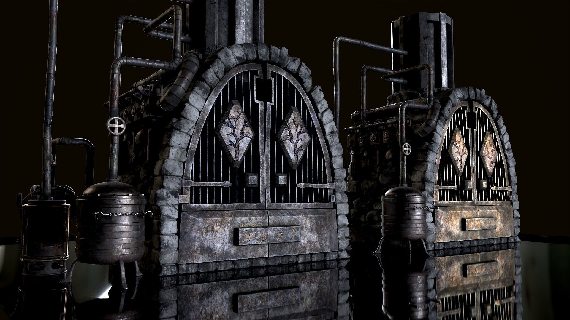 Medieval Alchemy Forge