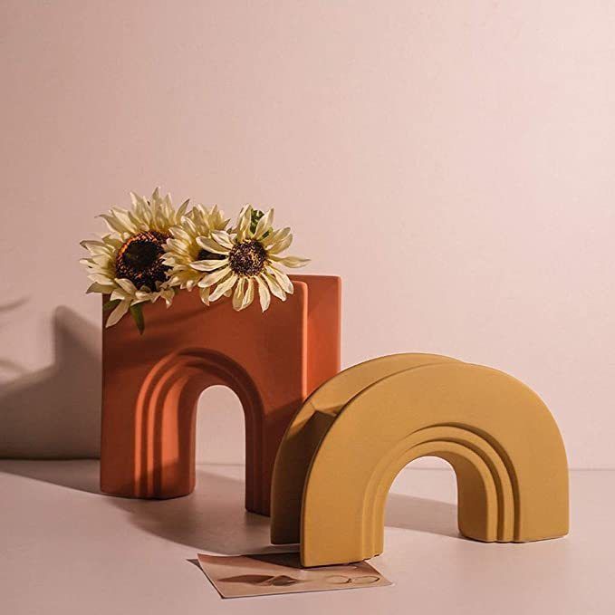 NORDIC ART GEOMETRIC VASE 3D print model_1