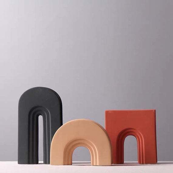 NORDIC ART GEOMETRIC VASE 3D print model_3