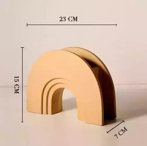 NORDIC ART GEOMETRIC VASE