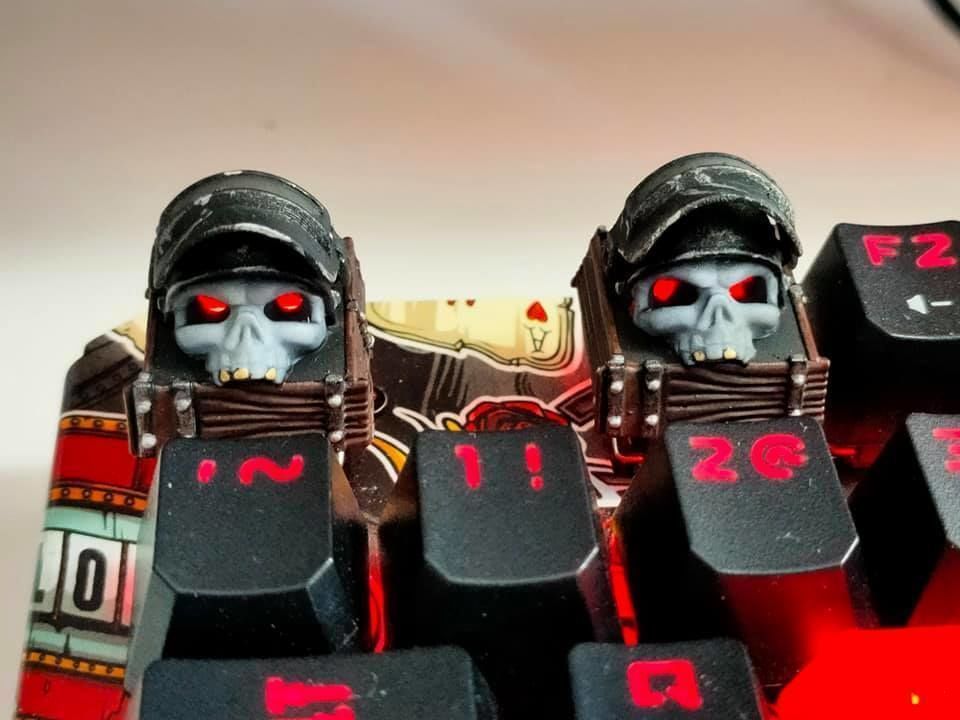 Pubg Helmet keycap 3D print model_3