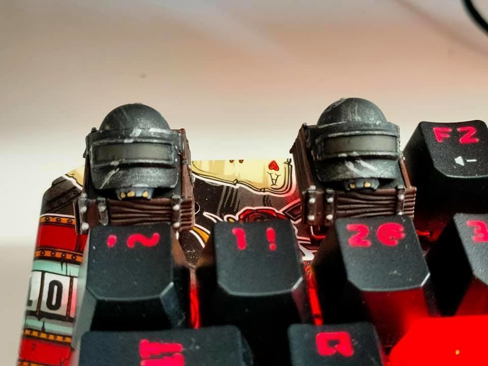 Pubg Helmet keycap 3D print model_2