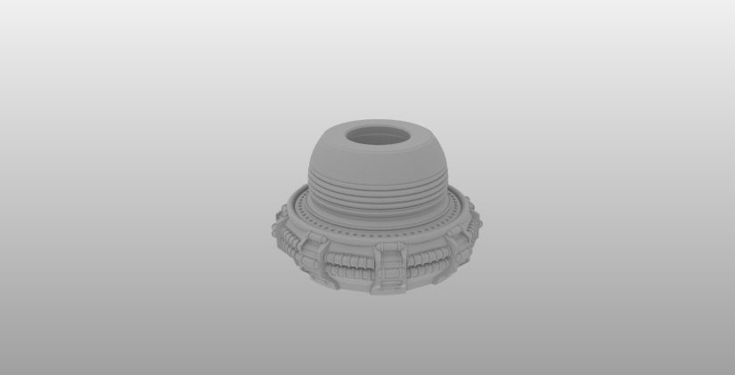 SUTURUS PATTERN DOMINATOR BUNDLE FLAMER CANNON HARPOON OF DOOM 3D print model_21