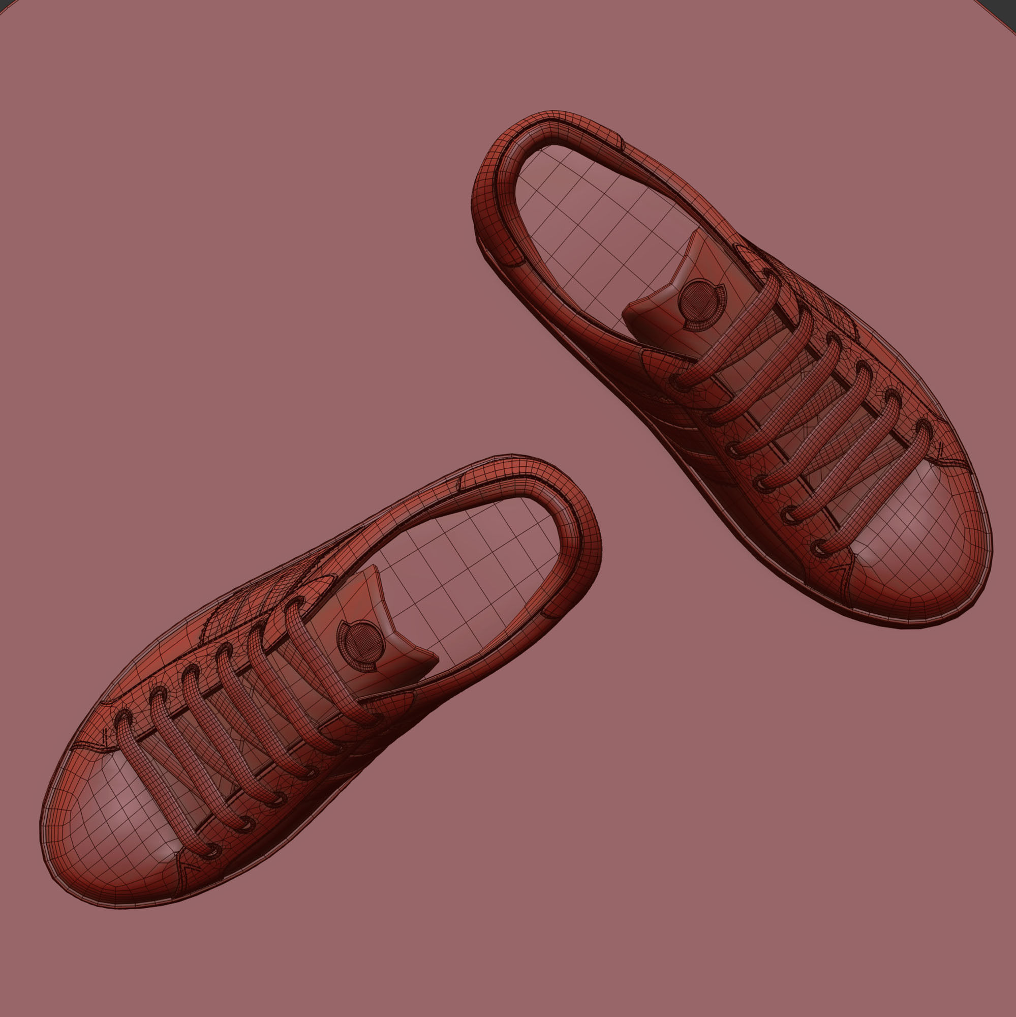 Moncler Ariel Shoes 3D model_3