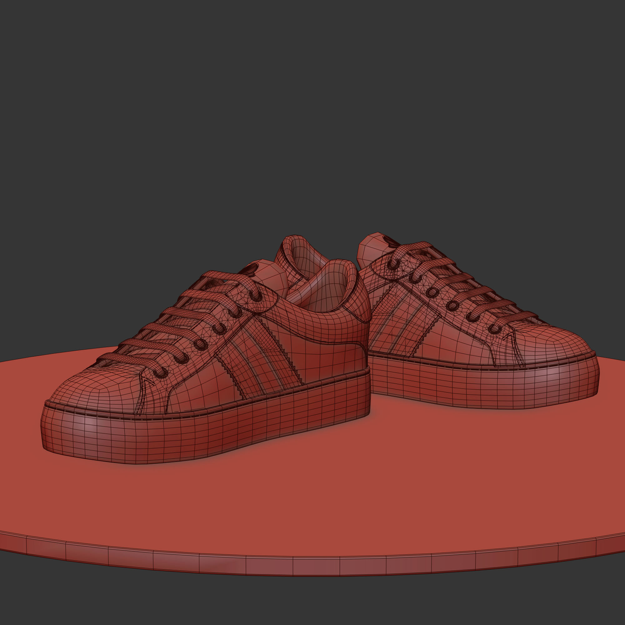 Moncler Ariel Shoes 3D model_1