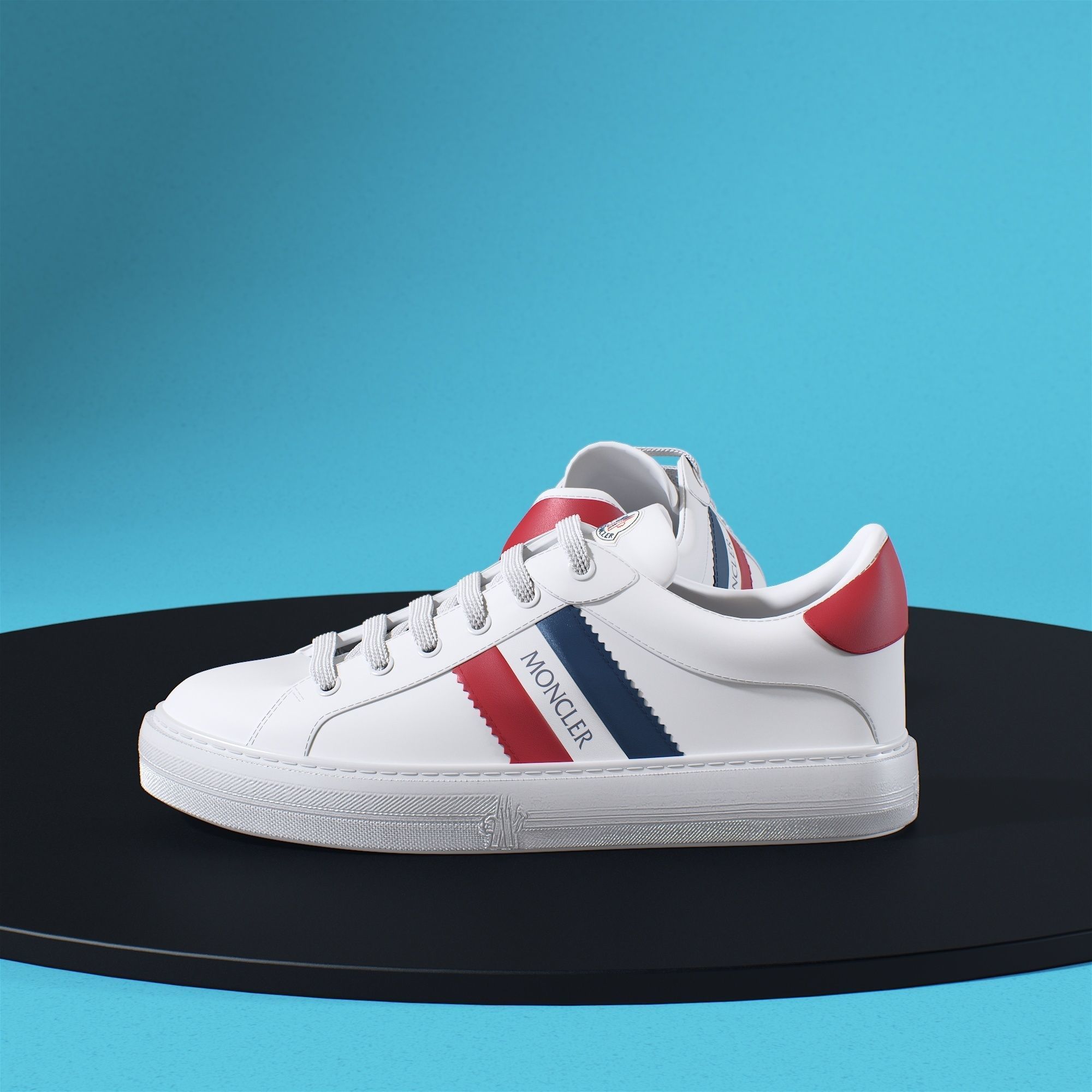 Moncler Ariel Shoes 3D model_4