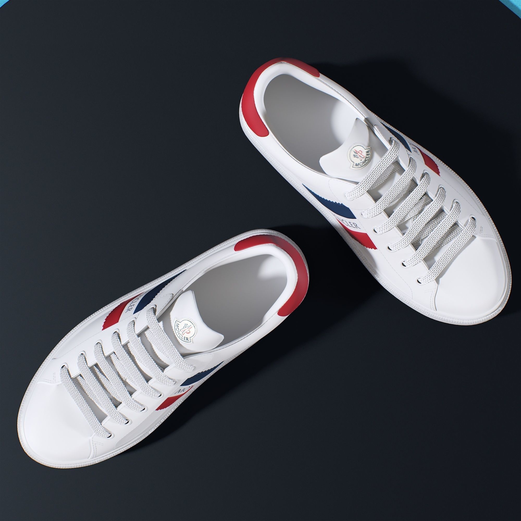 Moncler Ariel Shoes 3D model_2