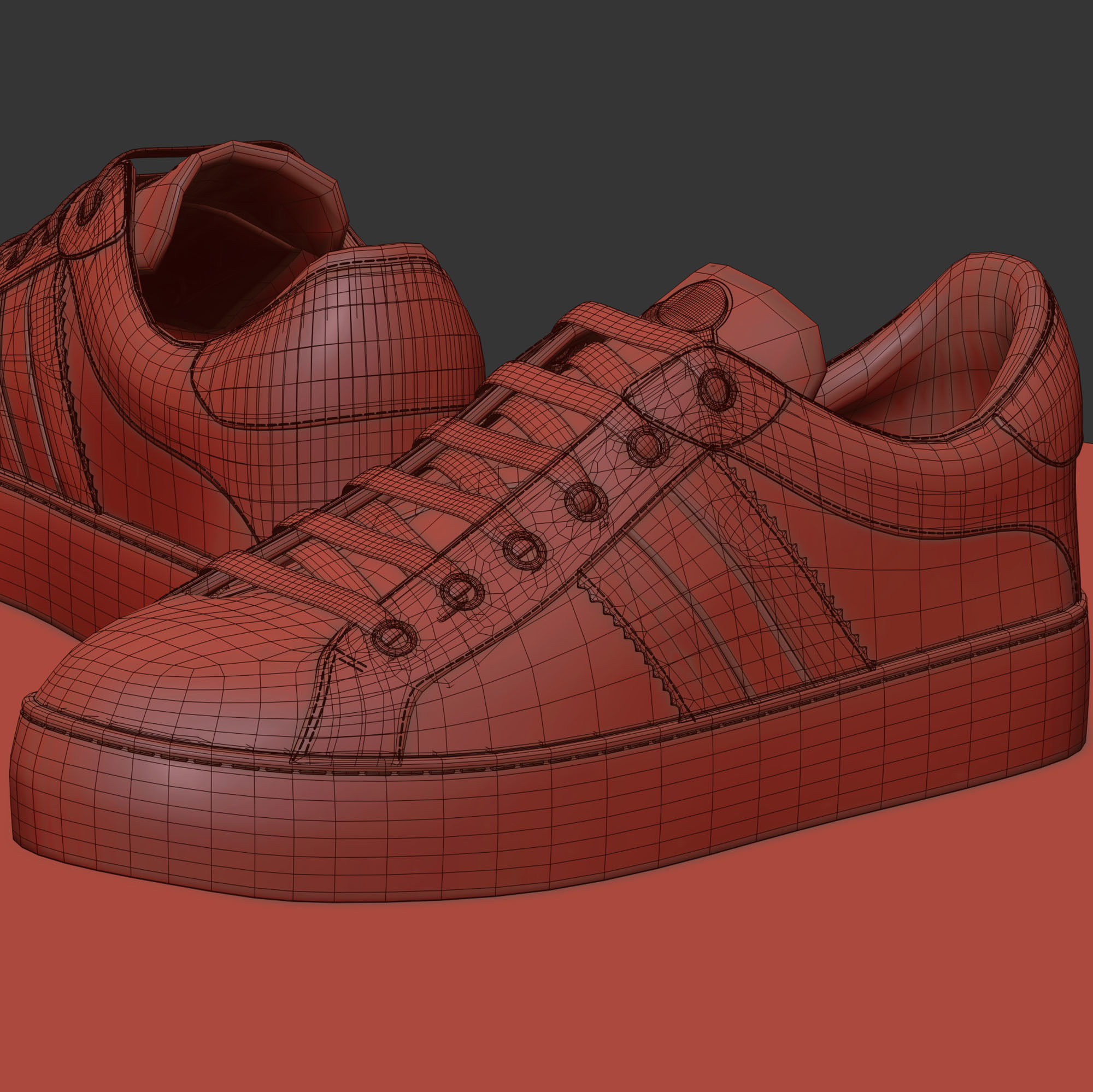 Moncler Ariel Shoes 3D model_9