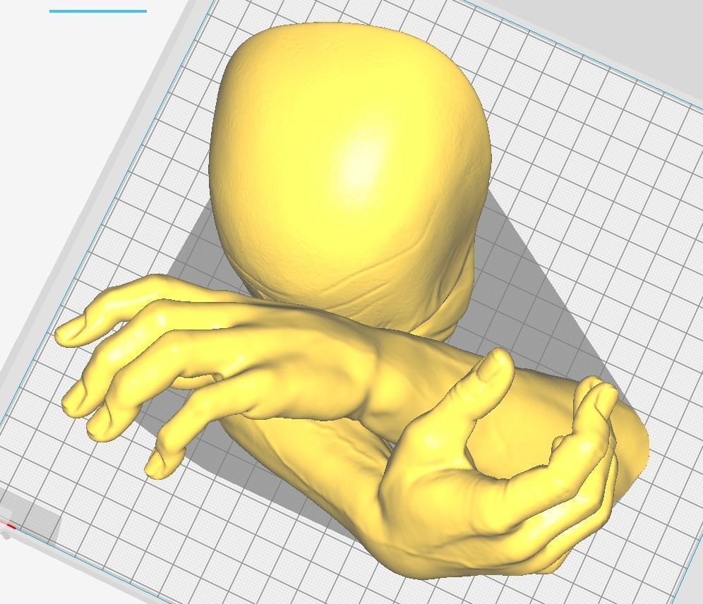 Protect me for the bad I see - Art piece  3D print model_4