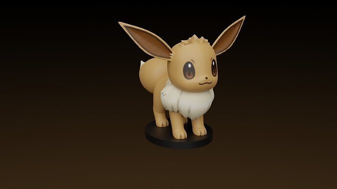 pokemon evee 3D print model