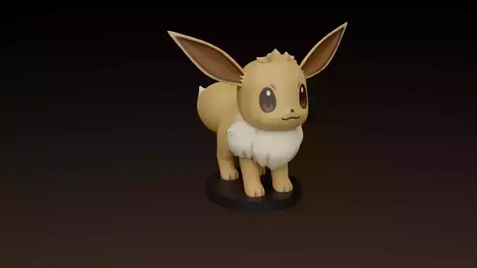 pokemon evee 3D print model