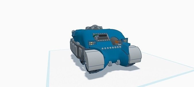 Updated  M4A1 Rhino tank  3D print model