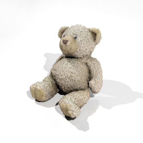 Teddy Bear 1 Low-poly 3D model