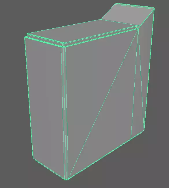 Computer box 3D model