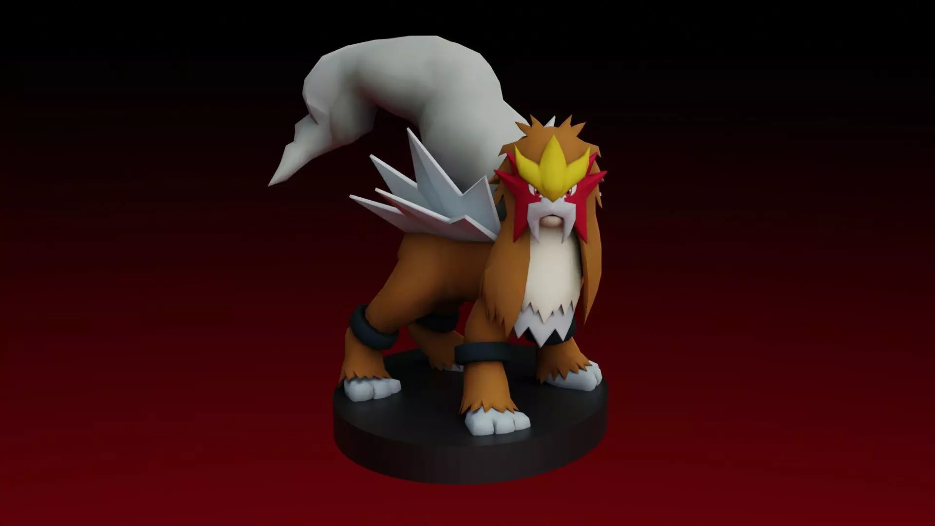 pokemon entei 3D print model