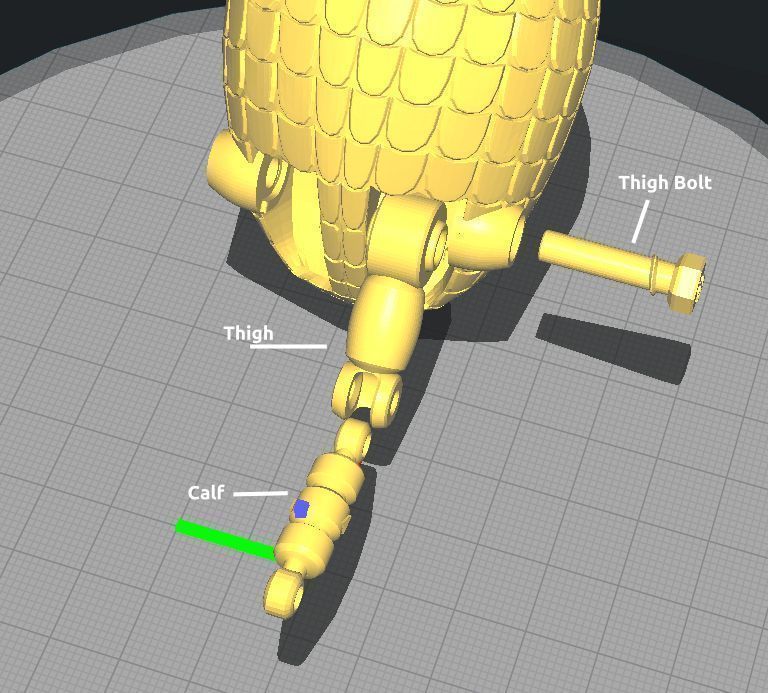 Bubo the Owl articulated 3D print model_10