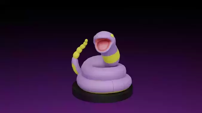 pokemon ekans 3D print model