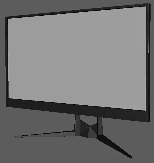 Gaming Monitor 3D model_0