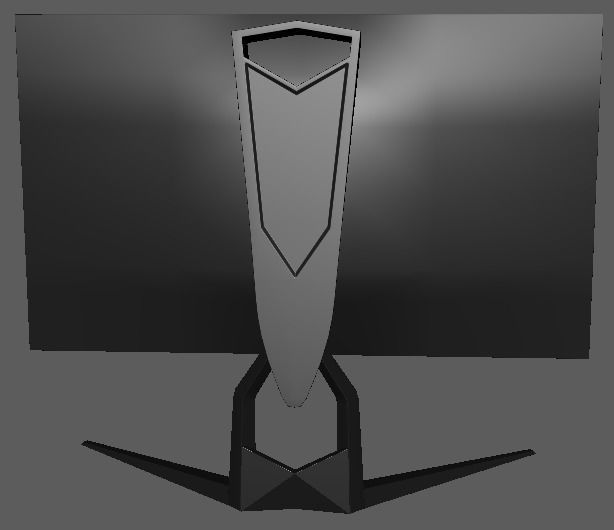 Gaming Monitor 3D model_1