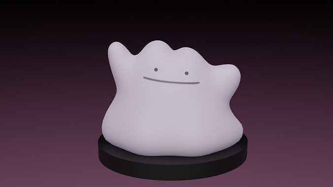 pokemon ditto 3D print model
