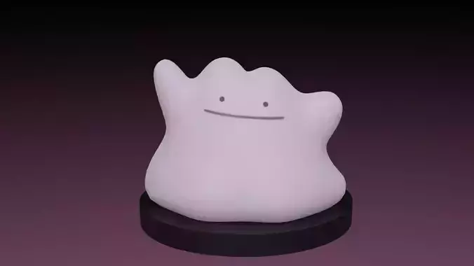 pokemon ditto 3D print model