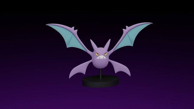 pokemon crobat 3D print model