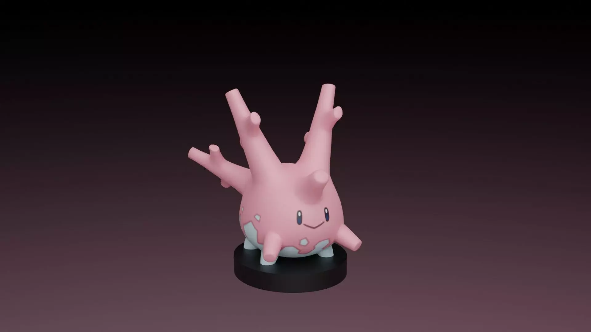 pokemon corsola 3D print model_0