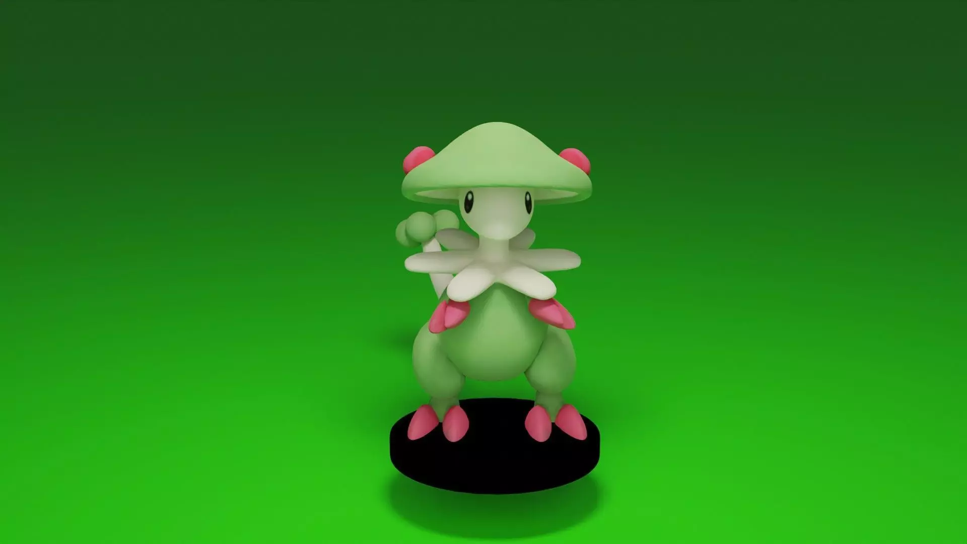 pokemon breloom 3D print model_0