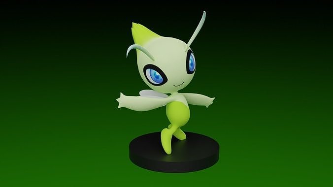 pokemon celebi 3D print model