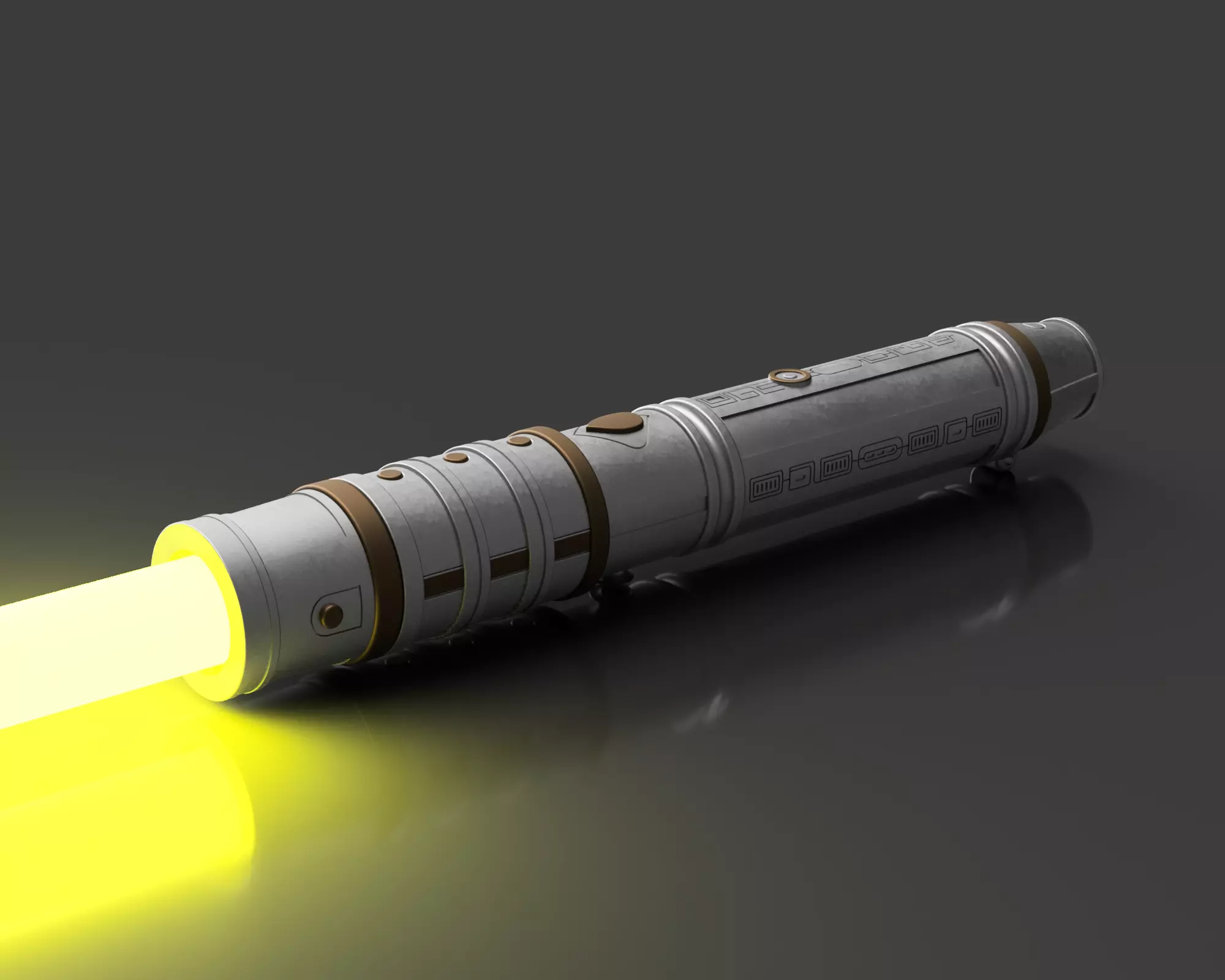 Protection and Defense I - Jedi Fallen Order Lightsaber 3D Print 3D print model_0