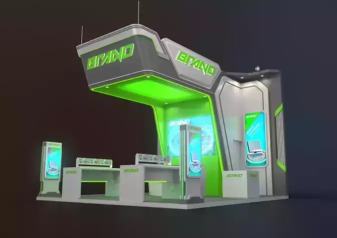 exhibition stand 36 sqm