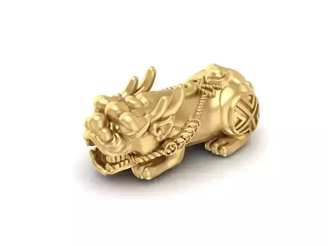Fengshui Pixiu Charm For Bracelets Jewelry 3055 3D print model