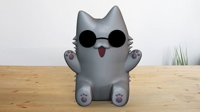 Gojo Cat 3D print model