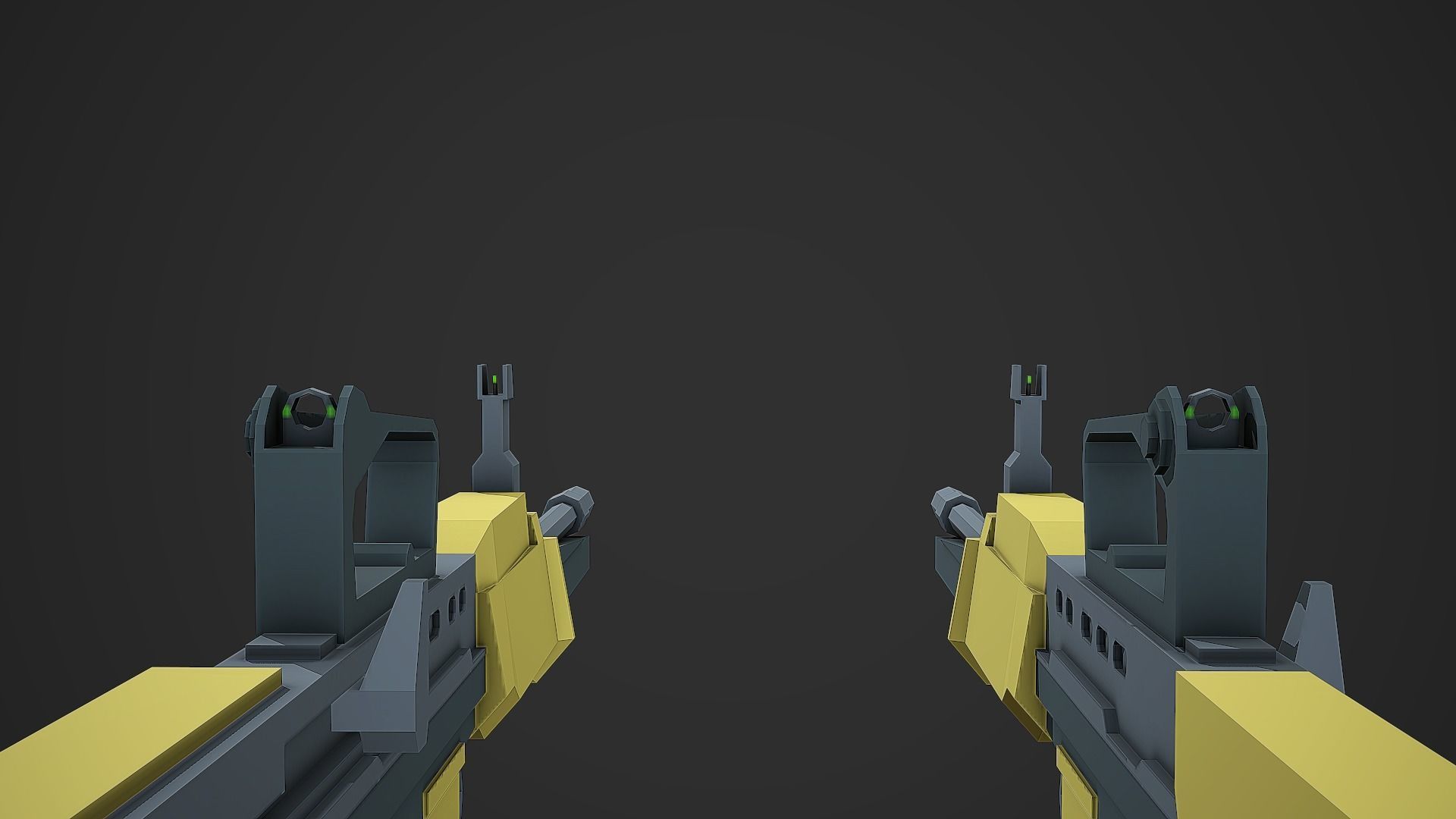 Stylized L86A2 Low Poly Mobile Ready Low-poly 3D model_5