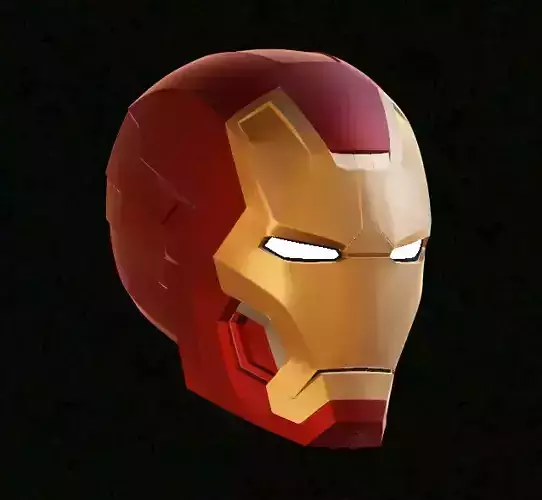 Ironman Mk 42 43 Helmet 3D Printable Model with Interior Details 3D print model