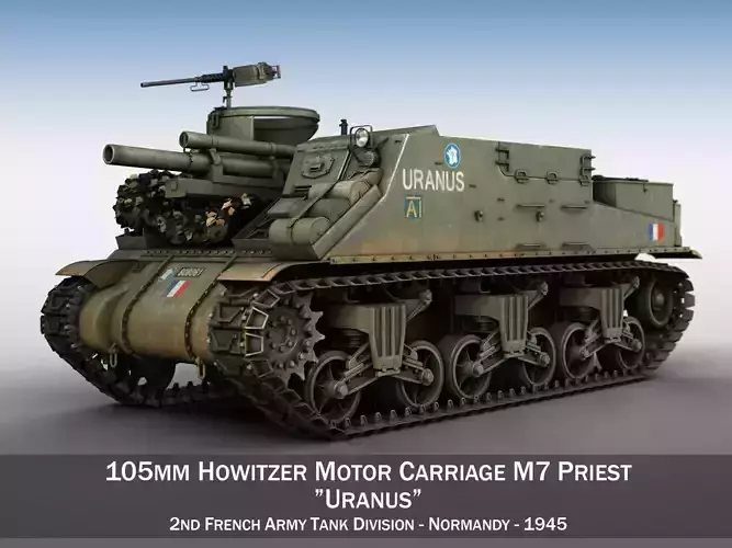 M7 Priest - Uranus 3D model