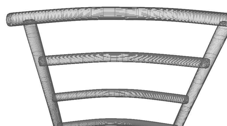 Wooden Chair Low-poly 3D model_6