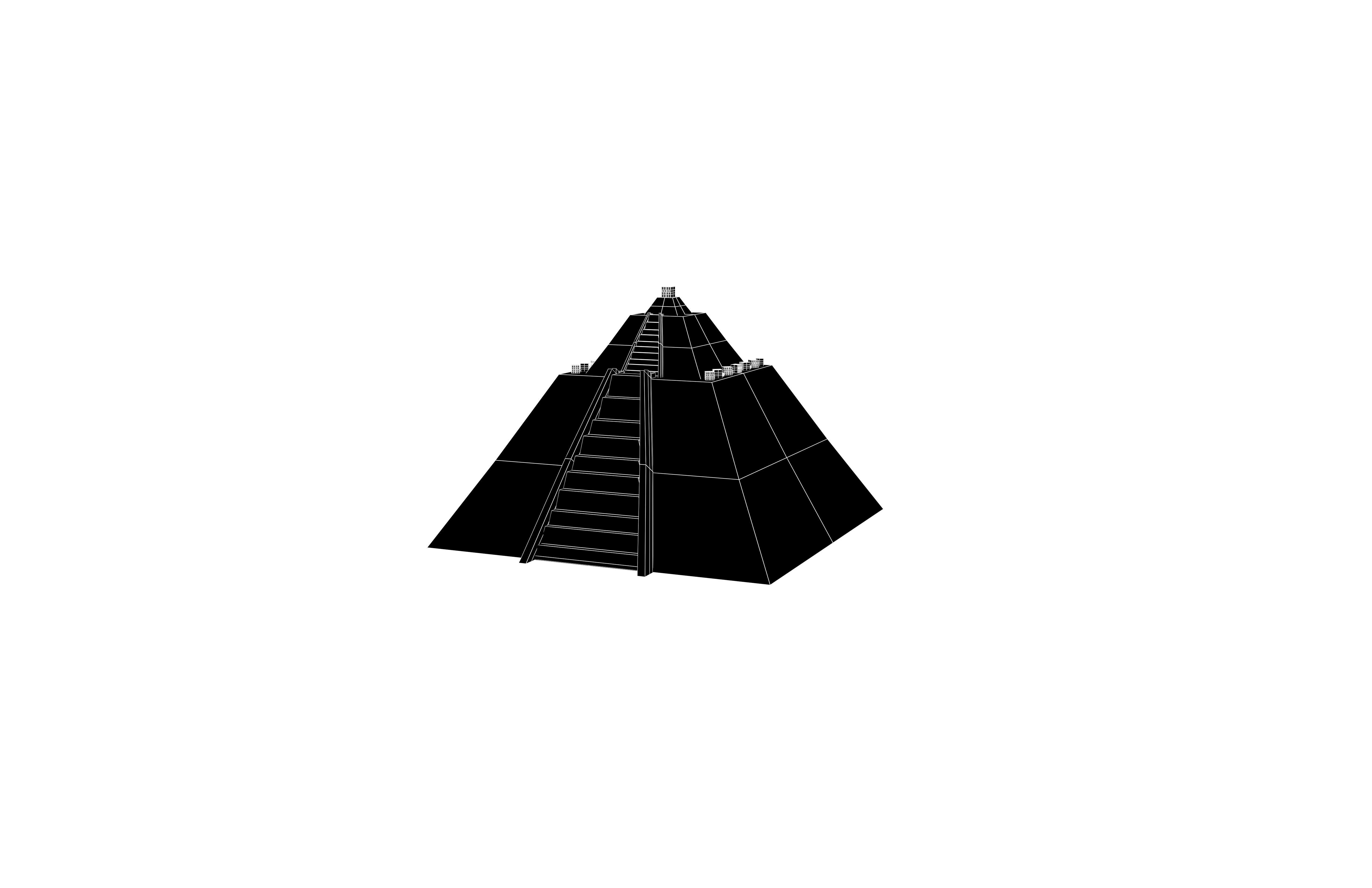 Cartoon Tower of Babel v1 004 Low-poly 3D model_6