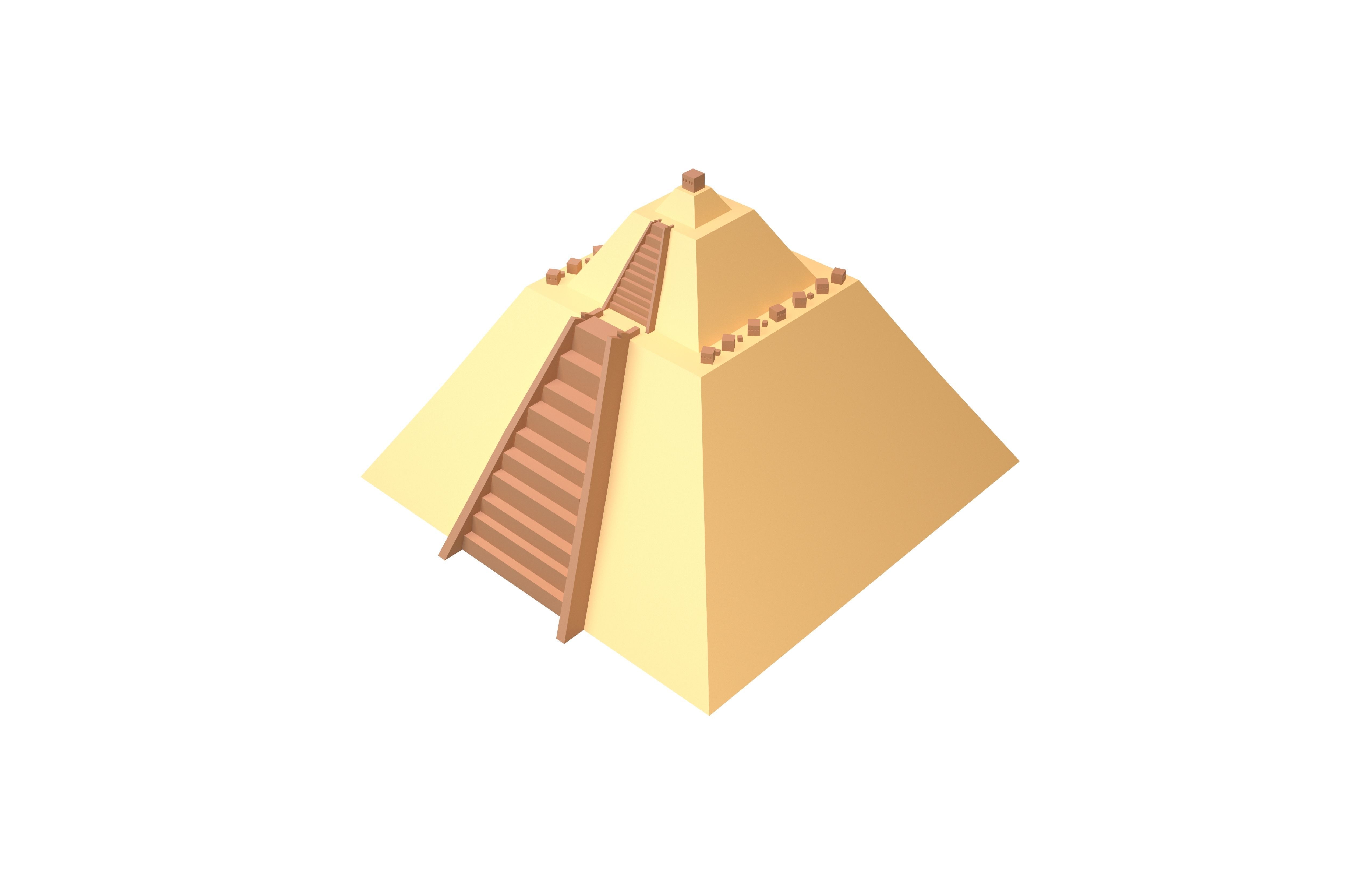 Cartoon Tower of Babel v1 004 Low-poly 3D model_2