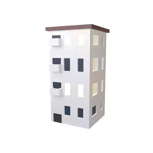 Low Poly Apartment v1 001