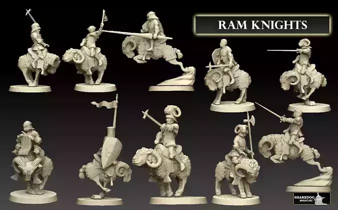 Ram Knights Megapack 3D print model