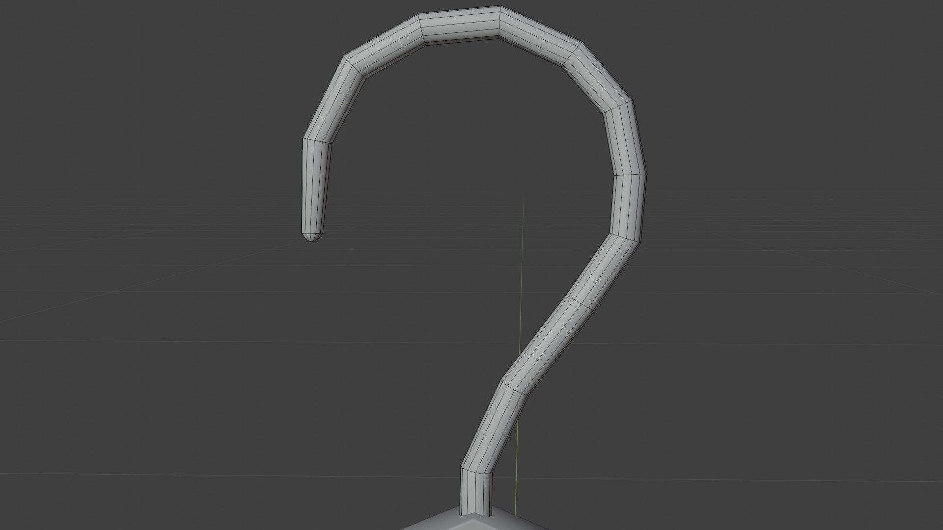 Hanger Wood Low-poly 3D model_3