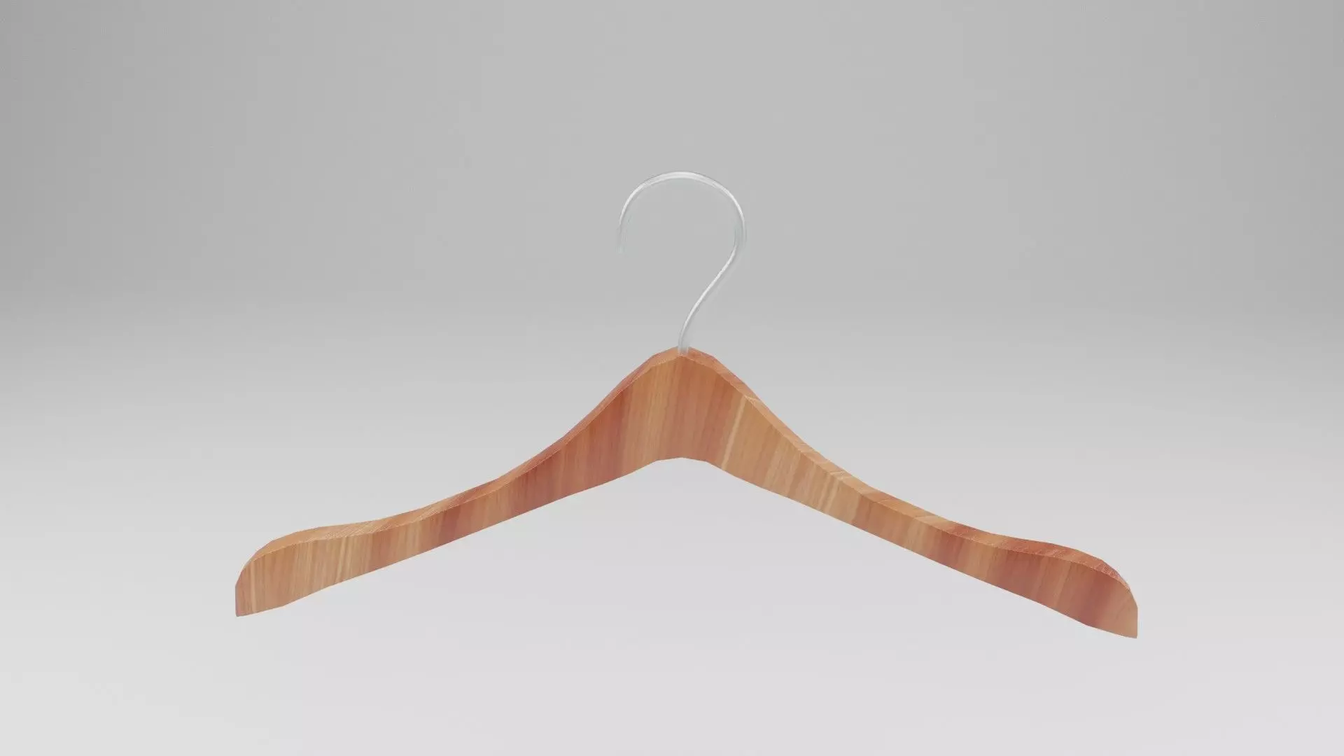 Hanger Wood Low-poly 3D model_0