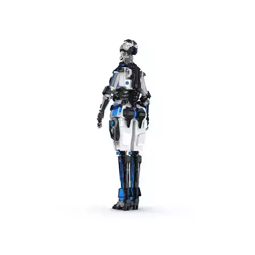 Sci-Fi Female Character 2 3D model