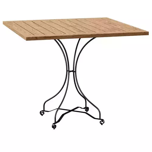 Manutti Firenze Square Bistro Table  Low-poly 3D model