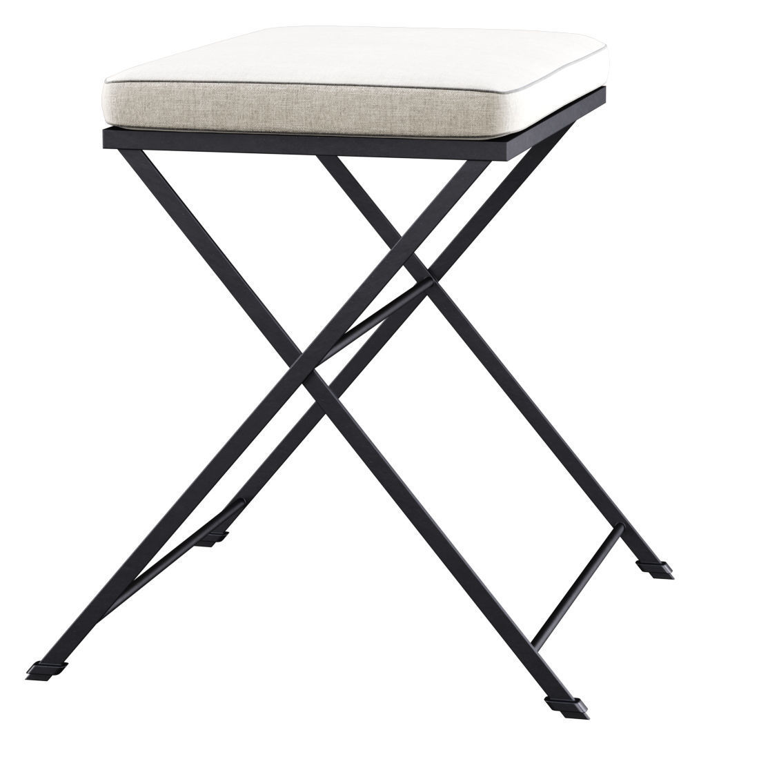 Manutti St-Tropez Footrest  Low-poly 3D model_2