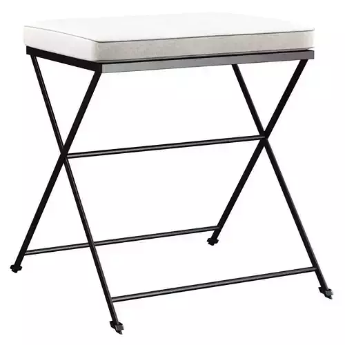 Manutti St-Tropez Footrest  Low-poly 3D model