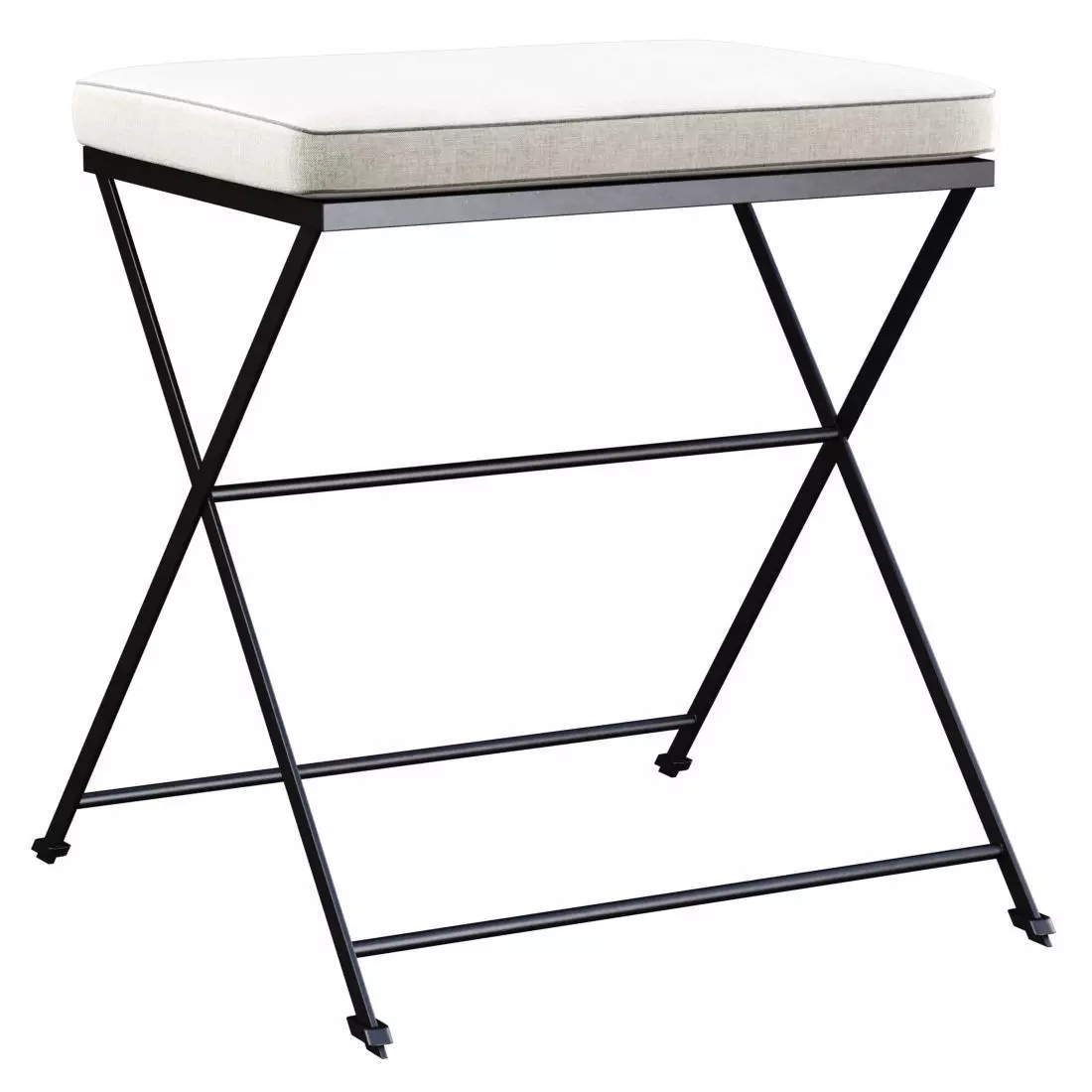 Manutti St-Tropez Footrest  Low-poly 3D model_0