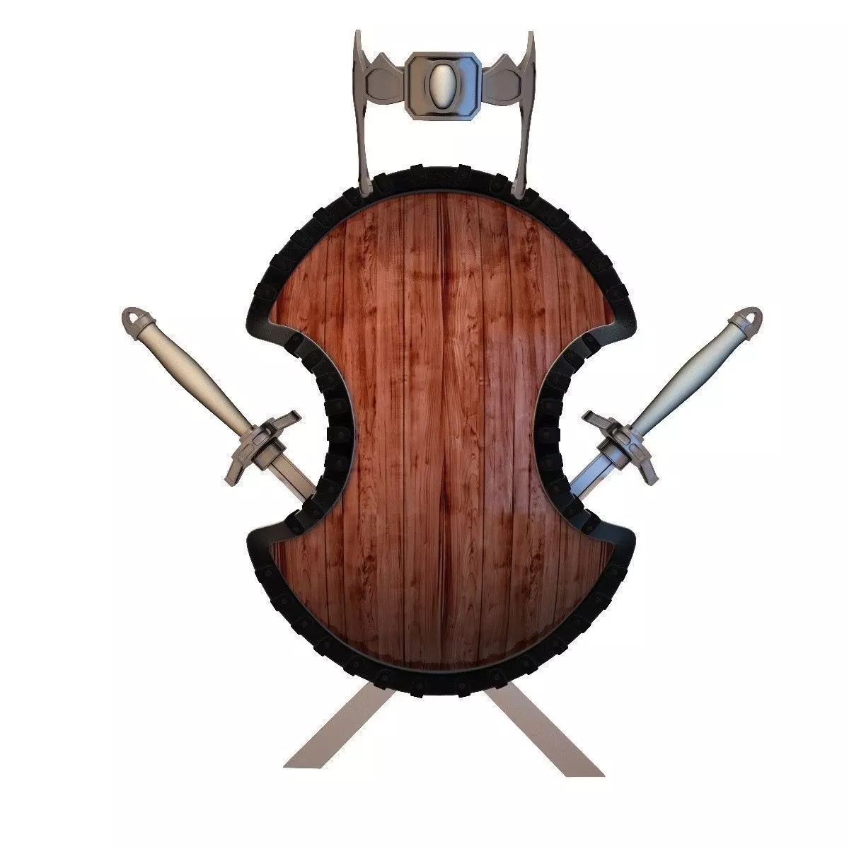 Shield Animated 3D model_0